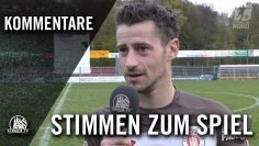 Die Stimmen zum Spiel | FC St. Pauli U23 – BSV Rehden (15. Spieltag, Regionalliga Nord)