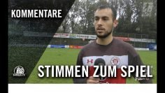Die Stimmen zum Spiel | FC St. Pauli II – Lüneburger SK (13. Spieltag, Regionalliga Nord)