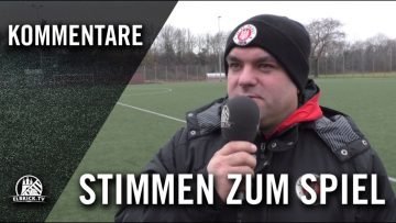 Die Stimmen zum Spiel (FC St. Pauli – Hamburger SV, U19 A-Junioren, Bundesliga Nord/Nordost)