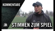 Die Stimmen zum Spiel | FC St. Pauli U 15 – Niendorfer TSV U15 (14. Spieltag, Regionalliga)