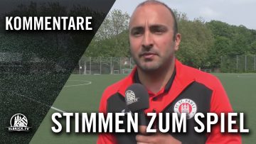 Die Stimmen zum Spiel (FC St. Pauli  – TuS Komet Arsten, U15 C-Junioren, Regionalliga Nord)