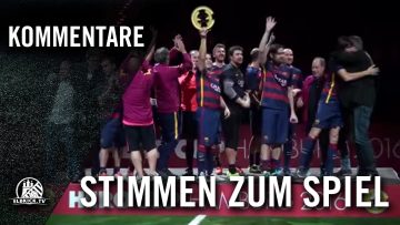 Die Stimmen zum Spiel (FC St. Pauli – FC Barcelona, Finale, Hero Cup 2016) | ELBKICK.TV