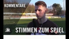 Die Stimmen zum Spiel | FC St. Pauli U23 – Lupo Martini Wolfsburg (23. Spieltag, Regionalliga Nord)