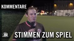 Die Stimmen zum Spiel (FC St. Pauli III – TSV Seestermüher Marsch, Bezirksliga West) | ELBKICK.TV