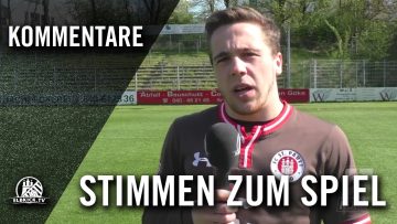 Die Stimmen zum Spiel (FC St. Pauli II – Eintracht Braunschweig II, Regionalliga Nord) | ELBKICK.TV