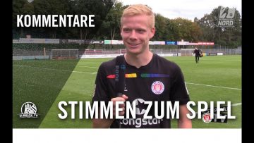 Die Stimmen zum Spiel | FC St. Pauli II – SSV Jeddeloh (8. Spieltag Regionalliga Nord)