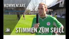 Die Stimmen zum Spiel FC St. Pauli U23- SV Werder Bremen U23 (28.Spieltag, Regionalliga Nord)
