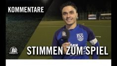Die Stimmen zum Spiel | FC Süderelbe – FC Teutonia 05 (4. Spieltag, Oberliga Hamburg)