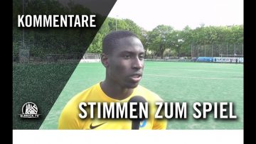 Die Stimmen zum Spiel | FC Teutonia 05 – SC Victoria Hamburg (32. Spieltag, Oberliga Hamburg)