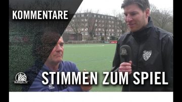 Die Stimmen zum Spiel | FC Teutonia 05 – TuS Dassendorf (26. Spieltag, Oberliga Hamburg)
