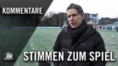 Die Stimmen zum Spiel (FC Teutonia 05 – Altona 93, Testspiel) | ELBKICK.TV