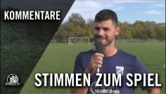 Die Stimmen zum Spiel | FC Teutonia München – FC Alemannia München (10. Spieltag, Kreisklasse 4)