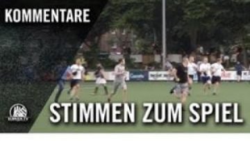 Die Stimmen zum Spiel | FC Teutonia 05 – Holstein Kiel II (Relegation in die Regionalliga Nord)