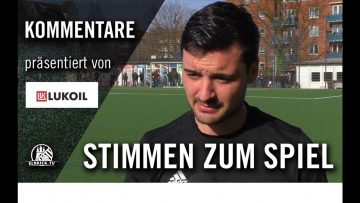 Die Stimmen zum Spiel | FC Teutonia 05 – FC Süderelbe (21. Spieltag, Oberliga Hamburg)