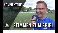 Die Stimmen zum Spiel | FC Union Tornesch II – Heidgrabener SV (5. Spieltag, Kreisliga 8)