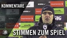 Die Stimmen zum Spiel FC Viktoria 1889 Berlin – SV Empor Berlin (Achtelfinale, Pokal der 1. Herren)