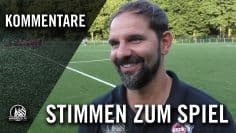 Die Stimmen zum Spiel |  FC Viktoria Köln U19 – 1. FC Köln U19 (Testspiel)