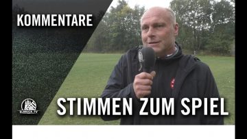 Die Stimmen zum Spiel | FC Viktoria Harburg – TSV Buchholz 08 (4. Runde, Pokal 1. Herren)