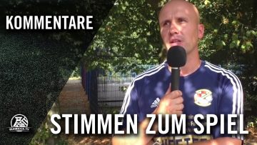 Die Stimmen zum Spiel (FC Zrinski – SG Eintracht Gelsenkirchen, Kreisliga B2, Kreis Gelsenkirchen)