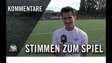 Die Stimmen zum Spiel | FFV Sportfreunde FFM – TSV Vatanspor HG | MAINKICK.TV