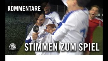 Die Stimmen zum Spiel | FFV Sportfreunde 04 – SG Bornheim Grün/Weiss (Finale, Kreispokal Frankfurt)