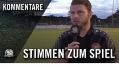 Die Stimmen zum Spiel | FFV Sportfreunde 04 – SV Eintracht Wald-Michelbach (9. Spieltag)