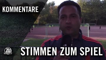 Die Stimmen zum Spiel (Firtinaspor Herne – SSV Buer, Landesliga Westfalen, Staffel 3) | RUHRKICK.TV