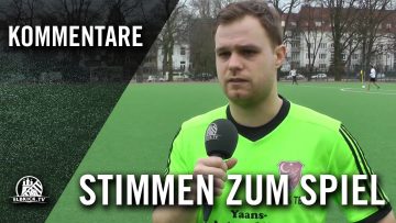 Die Stimmen zum Spiel (FK Nikola Tesla – TBS Pinneberg, Bezirksliga West) | ELBKICK.TV