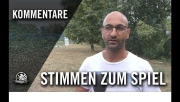 Die Stimmen zum Spiel | FK Srbija Berlin – 1. FC Wilmersdorf (3. Spieltag, Landesliga, Staffel 2)