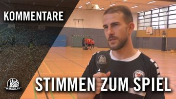 Die Stimmen zum Spiel | Fortuna Düsseldorf – HSV Panthers (Futsal Masters Turnier, Finale)