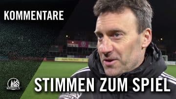 Die Stimmen zum Spiel (Fortuna Köln – SV Bergisch Gladbach 09, Pokal-Viertelfinale) | RHEINKICK.TV