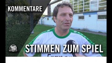 Die Stimmen zum Spiel | Freie Turner Wiesbaden U19 – TSG 1846 Mainz-Kastel U19 (Finale, Kreispokal)