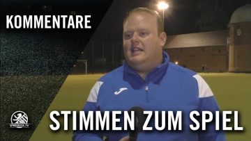 Die Stimmen zum Spiel | Friedenauer TSC – CFC Hertha 06 (2. Runde, Pokal)