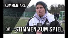 Die Stimmen zum Spiel | Frohnauer SC – Berlin United (Testspiel)