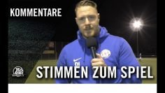 Die Stimmen zum Spiel | FSV Duisburg – SV Scherpenberg (Viertelfinale, Niederrheinpokal)