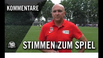 Die Stimmen zum Spiel | FSV Frankfurt U19 – SV Elversberg U19 (Relegation, U19 Bundesliga)