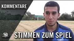 Die Stimmen zum Spiel (FSV Frankfurt – Germania Schwanheim, Testspiel)