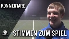 Die Stimmen zum Spiel (FSV Frankfurt – SV Wehen Wiesbaden, U19 A-Junioren, Hessenliga) | MAINKICK.TV