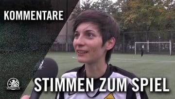 Die Stimmen zum Spiel (FSV Hansa 07 – Borussia Pankow, 11er Frauen Berlin-Liga) | SPREEKICK.TV