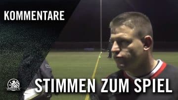 Die Stimmen zum Spiel (FSV Spandauer Kickers II – TSV Helgoland 97 II, Kreisliga A, Staffel 3)