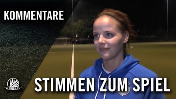 Die Stimmen zum Spiel (FTSV Loorbeer – FC St. Pauli, 2.Runde, Pokal der 1. Frauen 16/17)| ELBKICK.TV