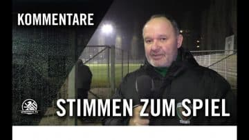 Die Stimmen zum Spiel | Füchse Berlin Reinickendorf – SV Tasmania Berlin (18. Spieltag, Berlin-Liga)