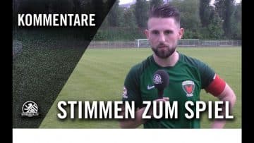 Die Stimmen zum Spiel | Füchse Berlin Reinickendorf – Türkiyemspor Berlin (34. Spieltag)