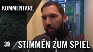 Die Stimmen zum Spiel (Füchse Berlin Reinickendorf – BSV Hürtürkel, U17 B-Junioren, Landesliga)