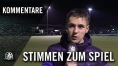 Die Stimmen zum Spiel (Füchse Berlin – Tennis Borussia II, U17 Verbandsliga) | SPREEKICK.TV