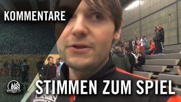 Die Stimmen zum Spiel (Futsal Panthers Köln – Holzpfosten Schwerte Futsal) | RHEINKICK.TV