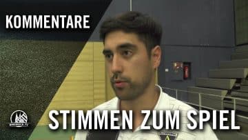Die Stimmen zum Spiel (Futsal Panthers Köln – Alemannia Aachen Futsal, WFLV-Futsalliga)
