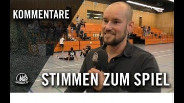 Die Stimmen zum Spiel | Futsal Panthers Köln – MCH Futsal Club Sennestadt (5.Spieltag, Futsal)