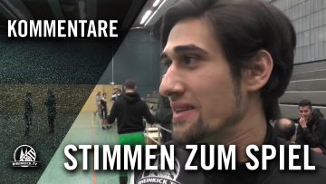 Die Stimmen zum Spiel (Futsal Panthers Köln – MCH Futsal Club Sennestadt) | RHEINKICK.TV