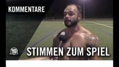 Die Stimmen zum Spiel | FV Alemannia Nied – FC Schwalbach (Kreispokal Maintaunus)Maintaunus_